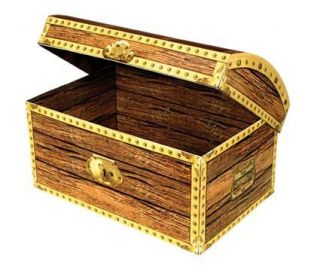  your treasures in this cardboard treasure chest box large cardboard
