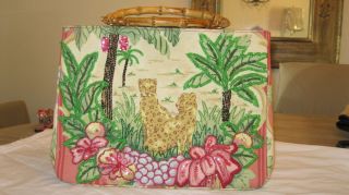  Isabella Fiore Animal Print Handbag