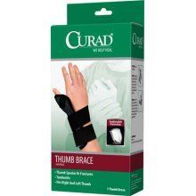 Curad Adjustable Universal Thumb Wrist Brace Spica