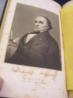  Obituary Address Death HON Daniel Webster 1853 Washington DC