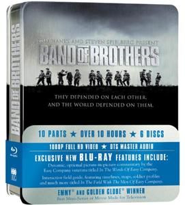 Band of Brothers in Commemorative Tin Blu Ray Disc 2008 6 Disc Set