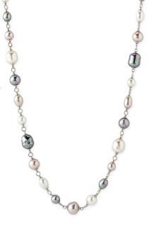 Majorica Baroque Freshwater Pearl Long Necklace