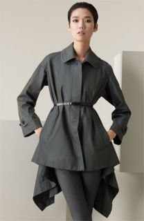 MARC JACOBS Belted Iridescent Twill Trench Coat
