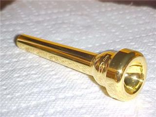 curry 5c trumpet mouthpiece gold plated
