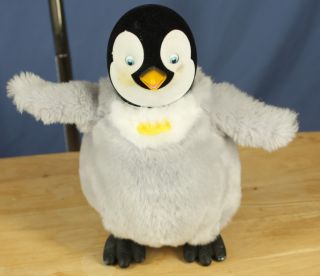 Happy Feet 10 inch Tap Dancing Talking Plush Mumble Penguin