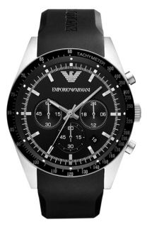 Emporio Armani Tachymeter Bezel Chronograph Watch