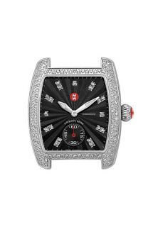 MICHELE Urban Mini Diamond Black Dial Watch Case