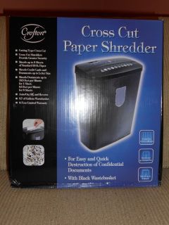  Crofton Cross Cut Paper Shredder