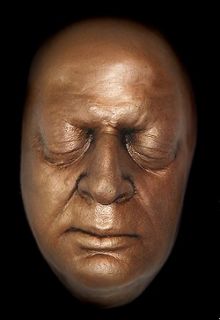 Rodney Dangerfield Life Mask Life Cast in Light Weight Gold Color