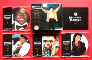 Michael Jackson Dangerous Tour Souvenir Singles Pack Very Limited 1992