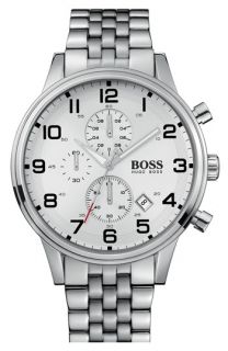 BOSS Black Chronograph Stainless Steel Bracelet Watch