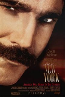  York Movie Poster 27x40 D Leonardo DiCaprio Daniel Day Lewis