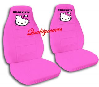 Cute Hello Kitty Car Seat Covers Velvet Hot Pink C L