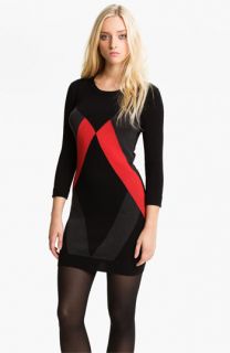 French Connection Pop Colorblock Sweater Dress