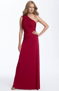 Laundry by Shelli Segal One Shoulder Matte Jersey Gown