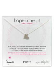 Dogeared Give Better   Hopeful Heart Pendant Necklace