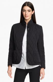 Lafayette 148 New York Stand Collar Quilted Jacket