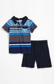 Splendid Canyon Stripe Polo & Shorts (Infant)