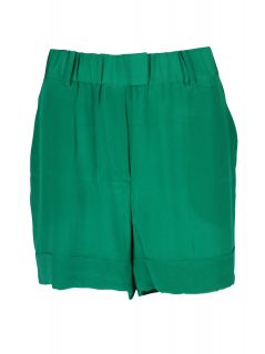 CUT25 by YIGAL AZROUEL Womens Alpine Cuffed Silk Dress Shorts 6 $210