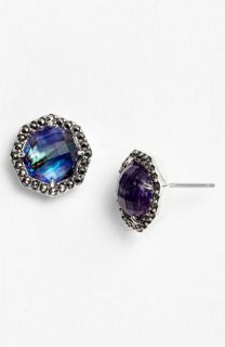 Judith Jack Purple Maldives Small Stud Earrings