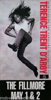 Terence Trent DArby Hardline Fillmore Concert Poster