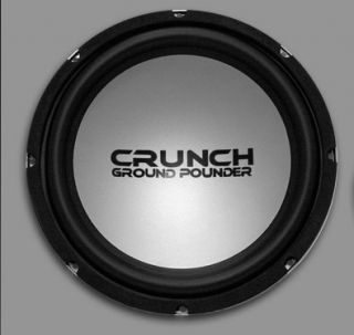 New Crunch GPV12D2 12 Dual 2 Ohm Ground Pounder Series Subwoofer