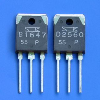 2SB1647 2SD2560 Audio HP Darlington Transistors X10