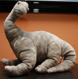 Dakin Plush 14 Inch Grey Dinosaur Stuffed Animal