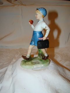 Norman Rockwell figurine 1979 Dave Grossman Designs Teachers Pet