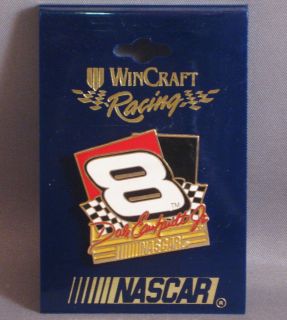 Dale Earnhardt Jr 8 Hat Lapel Pin 1 1 4 x 1 1 4 New Wincraft Racing