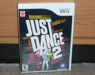 Nintendo Wii JUST DANCE 2 Brand NEW Sealed NTSC Region worldwide