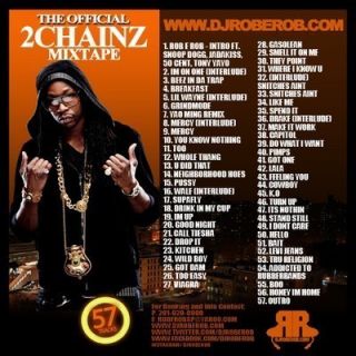 DJ Rob E Rob The Best of 2 Chainz Non Stop Mix CD