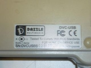 Pinnacle Dazzle DVC USB USB Video Capture Card w AC