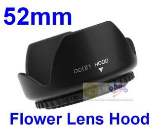 52mm Flower Petal Lens Hood Canon Nikon Sony Pentax Etc