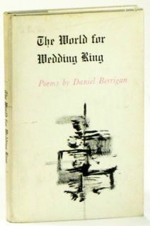 Father Daniel Berrigan s J The World for Wedding Ring Hardcover First
