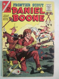 FRONTIER SCOUT DANIEL BOONE VOL. 2 #14 MARCH 1965 CHARLTON COMICS