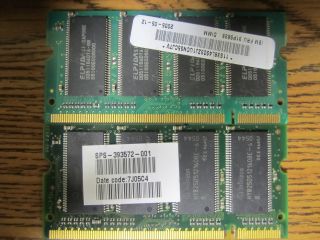 1GB 2x512MB PC2700 333MHz DDR Laptop Memory