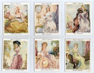 1937 Full Set Beauties FM History Cards Helen of Troy Queen of Sheba