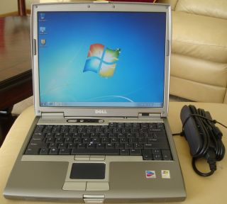 Dell Latitude D610 Laptop 1.6 GHz Windows 7 / 60 GB HDD 1GB Ram Office