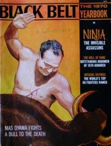 RARE 1970 Black Belt Yearbook mas Oyama Karate Kung Fu Ninja Martial