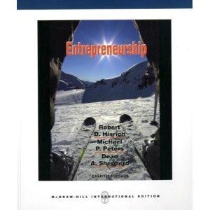 Entrepreneurship 8E by Dean A Shepherd Ph D Hisrich 0073530328