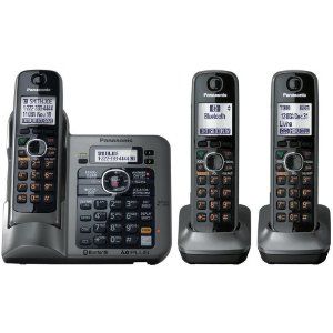 TG7643M dect 6.0 Link to Cell Bluetooth Cordless Phone with 3 Handsets