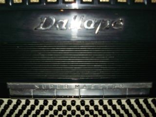 Dallape Supermaestro Accordion Early 1960s Made In Italy Nice
