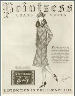 Dalrymple Fashion Art in 1926 Printz Ladies Fashions Ad