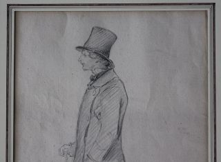 NR French Figure Drawing Honore Daumier 1808 1879