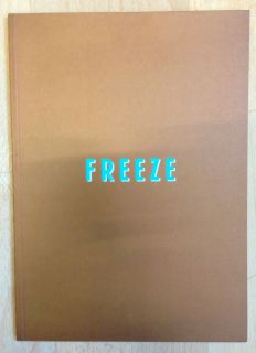MINT DAMIEN HIRST FREEZE CATALOGUE 1989 Scarce 1st edition first book