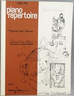 Piano Repertoire Level Five by David Carr Glover 1971