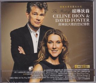 The Best of Celine Dion with David Foster Taiwan Slipcase CD SEALED