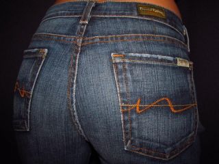 Womens David Kahn Lauren Stretch Boot Cut Jeans size 10 Short
