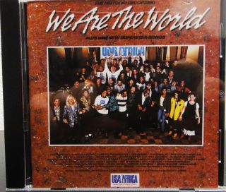 New rare, out of print CD   WE ARE THE WORLD   USA FOR AFRICA